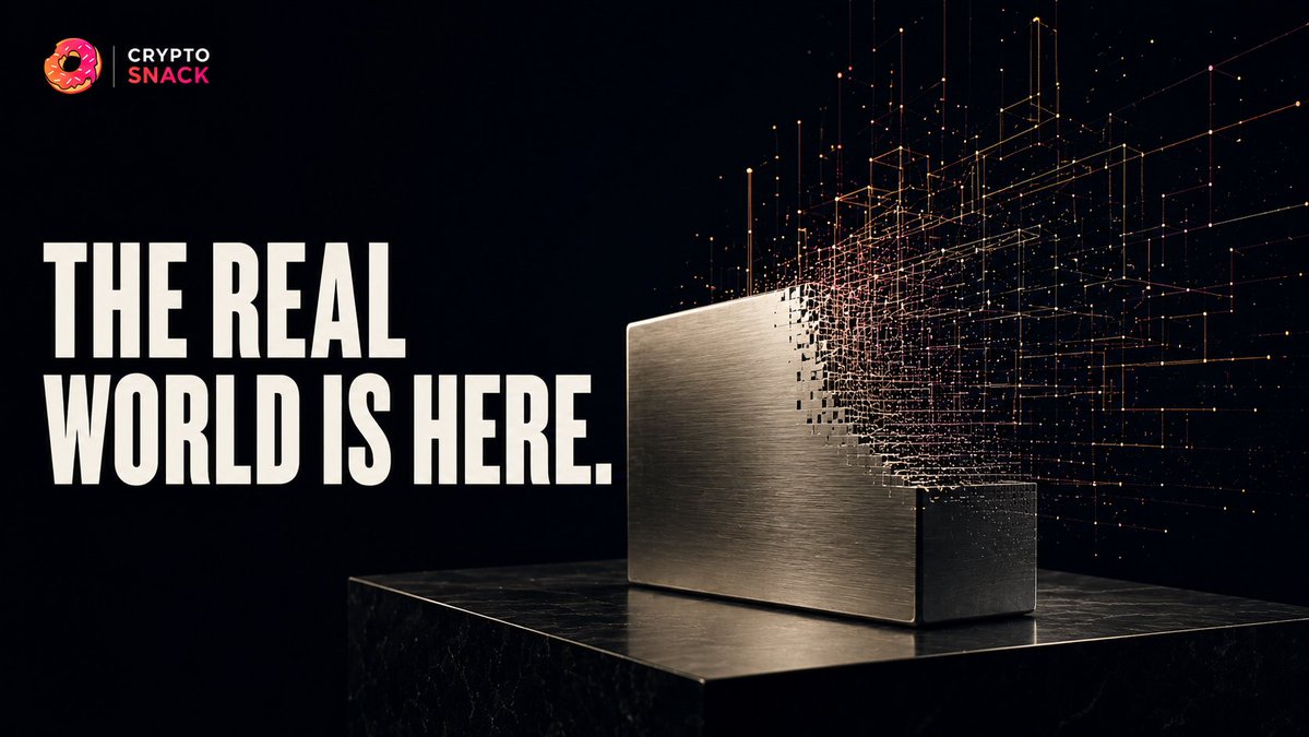 CryptoSnack_'s tweet photo. Most people still think crypto is about tokens.

We think it's about ownership.

Ownership of businesses.

Ownership of assets.

Ownership of the real world.

That's the future we're building for.

🍩🔥

$SNACK #RWA https://t.co/lOUxaJVpqz