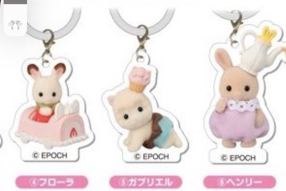 22lapin__'s tweet photo. シルバニアFEILERと目印ガチャでるの🐰💭♡ FEILERはweb限定抽選販売で期間は7/9~だよ🎀 https://t.co/IktYtr35mK
