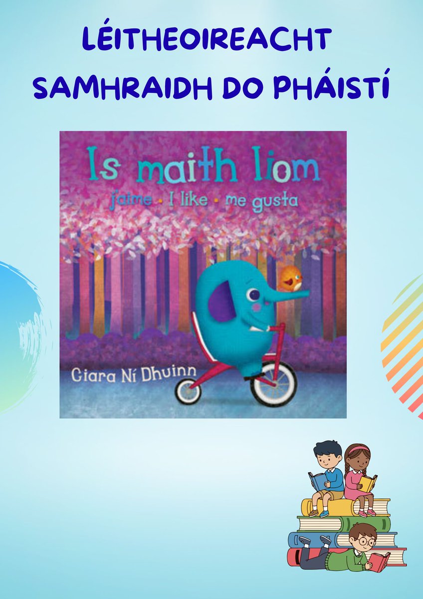 CoggOid's tweet photo. Réidh le grá don léitheoireacht a chothú an samhradh seo?

Is Maith Liom / J’aime / I Like / Me gusta le Ciara Ní Dhuinn

Leabhar álainn  Gaeilge le leaganacha i bhFraincis, Béarla agus Spáinnis le roinnt agus le foghlaim le do pháiste.

ISBN: 9781899922925 https://t.co/Ck1SblndeN