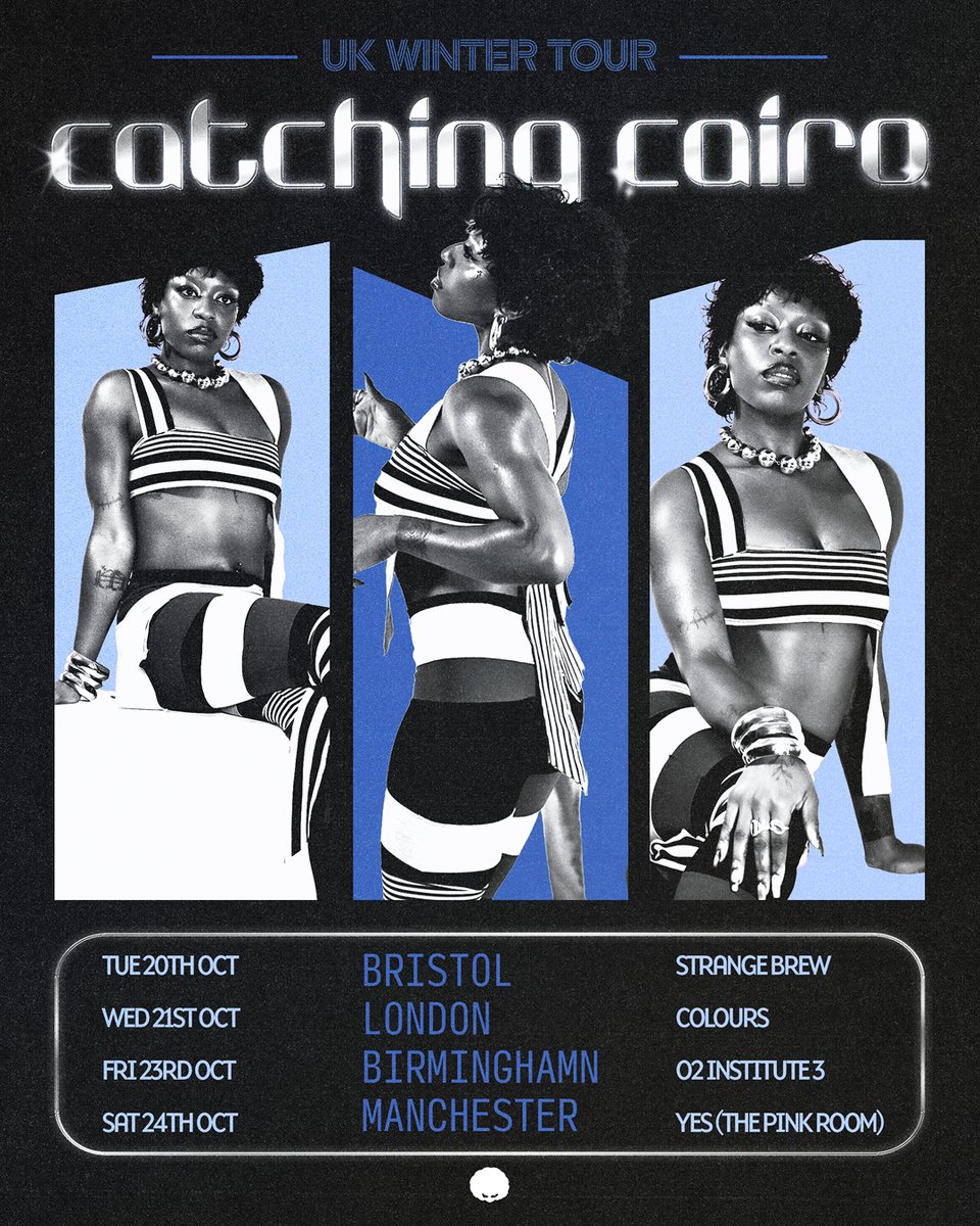 O2InstituteBham's tweet photo. Captivating singer, songwriter, and vocal powerhouse @catchingcairo heads to Brum - Friday 23 October. Tickets on sale - https://t.co/60L1bHhQVf https://t.co/JR79wlI9nt
