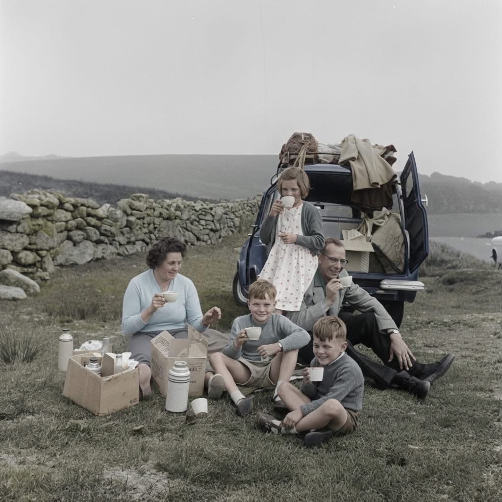 YesterdaysBrit1's tweet photo. They didn't realise it at the time, but just a few decades later all of this peace and calm would slowly start to disappear forever. https://t.co/EfwNICf6VN
