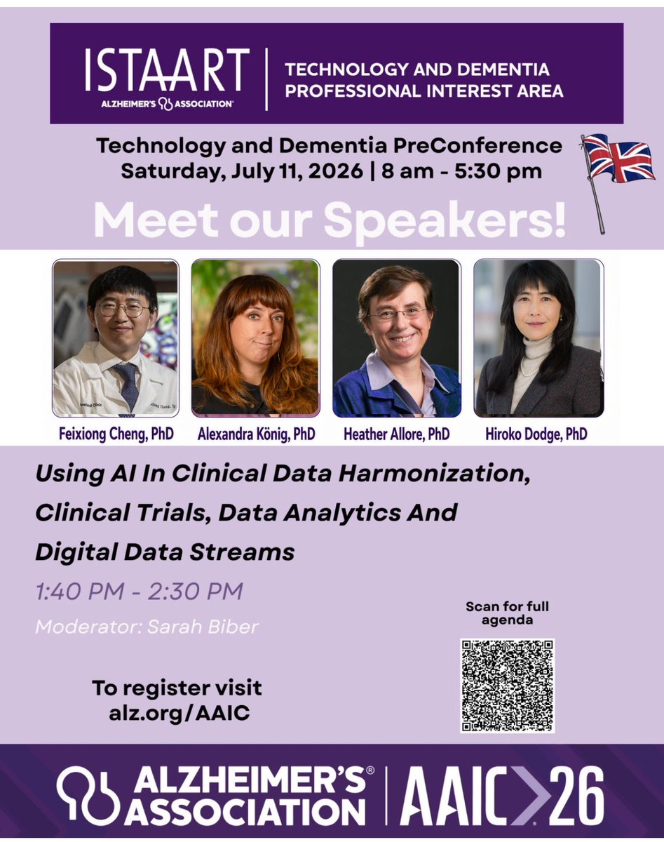 TechnologyPIA's tweet photo. Are you looking for ways to be more involved with our PIA? We're recruiting session facilitators for our workshop! Grad students, postdocs, faculty welcome. Meet the field's leaders, build your network, and sharpen new skills. Interested? Drop a comment or DM. 🙌 #AAIC2026 https://t.co/wrNcEYEyQQ