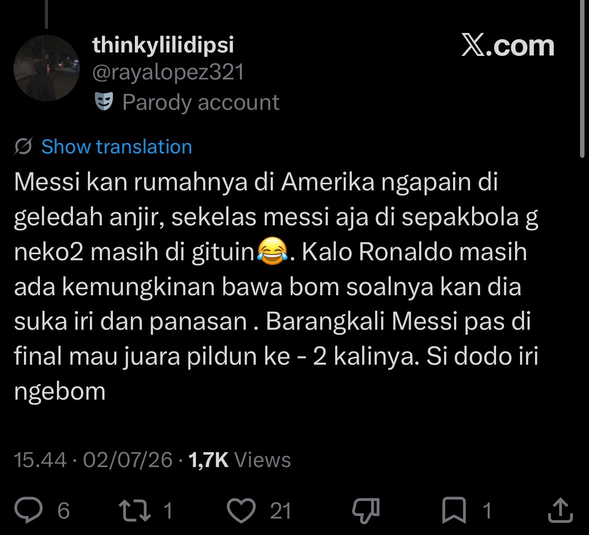 idextratime's tweet photo. KOMEN PALING TAI HARI INI 😭😭😭 https://t.co/KENiEdEw1V