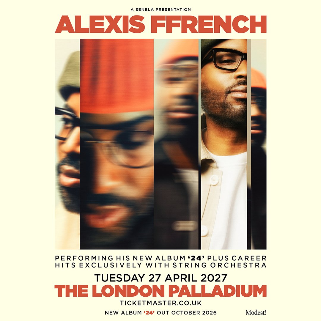 TicketmasterUK's tweet photo. Renowned for bringing classical music to new audiences worldwide, Alexis Ffrench heads to The London Palladium on Tue 27 Apr.

Get your presale tickets now 👉 https://t.co/BhUDEwXTJq https://t.co/7pmGRujrkn