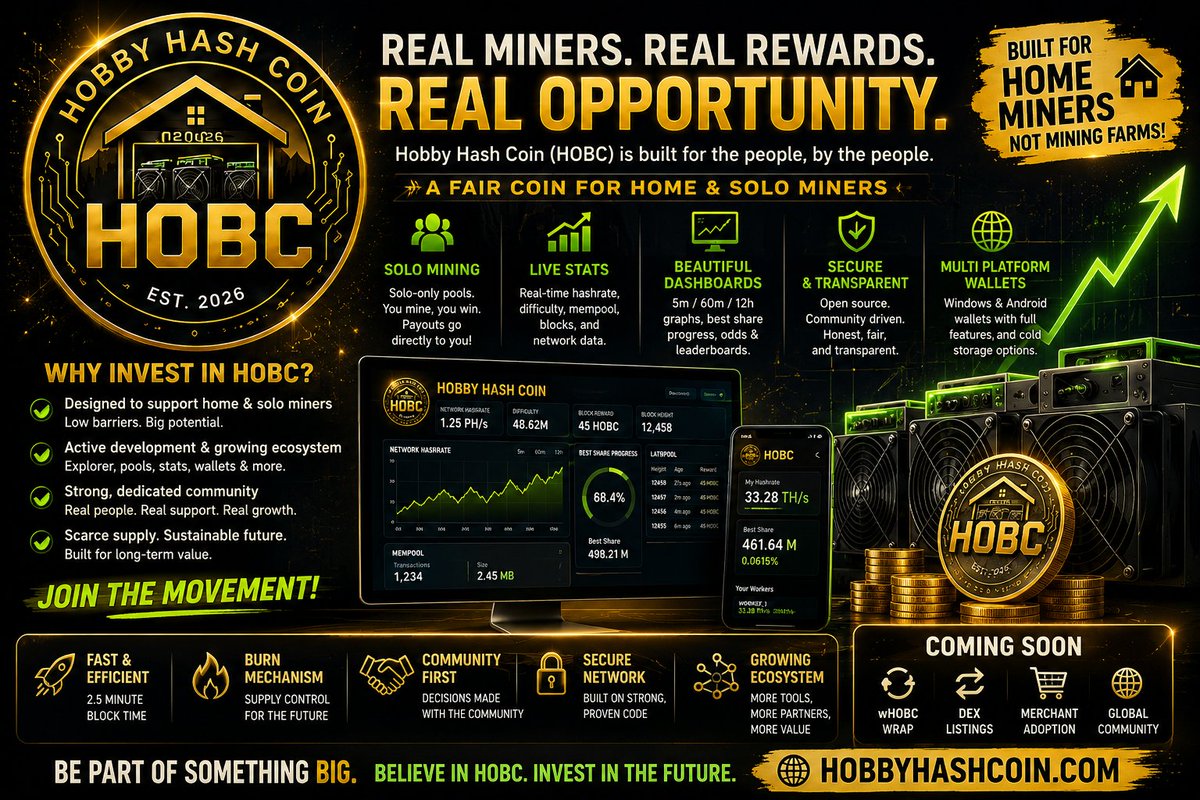 HobbyHash Coin tweet media