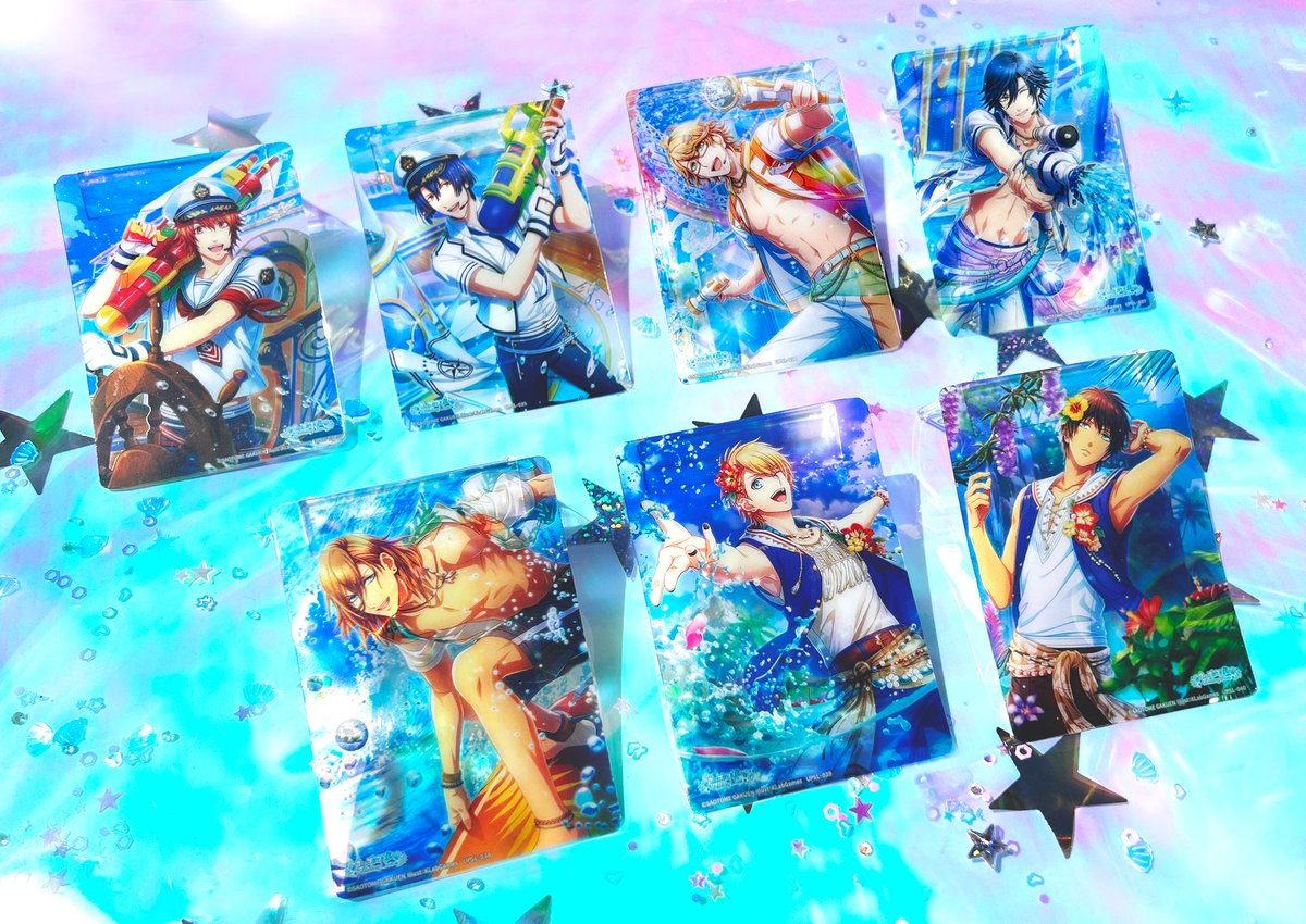 ShiningLiveInfo's tweet photo. 【CARD】2026年10月22日（木）再販予定「うたの☆プリンスさまっ♪ Shining Live ビジュアルコレクションカード Vol.1」
レアリティ［N］クリアカードのカード加工を改めてご紹介！

透け感のある涼し気なクリア素材のカードを
シルク加工の水滴が美しく彩ります。💧✨
写真撮影にも映えるカードをぜひゲットしてくださいね♪

#シャニライビジュコレ
https://t.co/A5hzIULJ2Y

▼ご予約はこちらから！

★アニメイト（特典：「ST☆RISH」の特製PRカード）：https://t.co/nLFrXGTHVQ

★ブロッコリーオンライン（特典：「QUARTET NIGHT」の特製PRカード）：https://t.co/IYH7xyqqkg