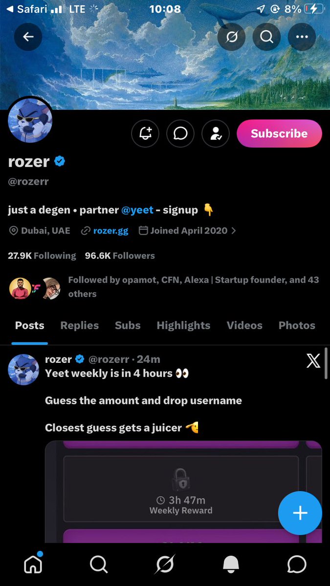 Abdullah_Fx1's tweet photo. @slytheecreator @rozerr 3fAcMxB5GPZskFEJva1D7vMBv3Q5a9BGw4whGaPhbAYW

Done thanks boss https://t.co/SKCZnBx52u
