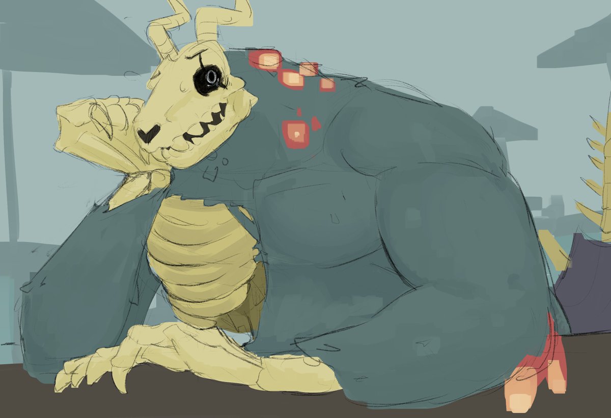 lefty6656's tweet photo. Artfight attack 🦖@nks8151 https://t.co/vncItRbBr2