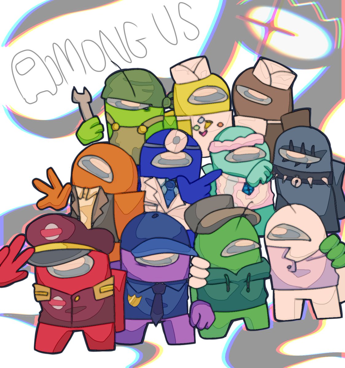 Ymgr_0130's tweet photo. #2026年自分が選ぶ今年上半期の４枚

全部最近の絵っていうね
ライムおじにお熱なので全部にいるね笑 https://t.co/CGPoQGCXcb