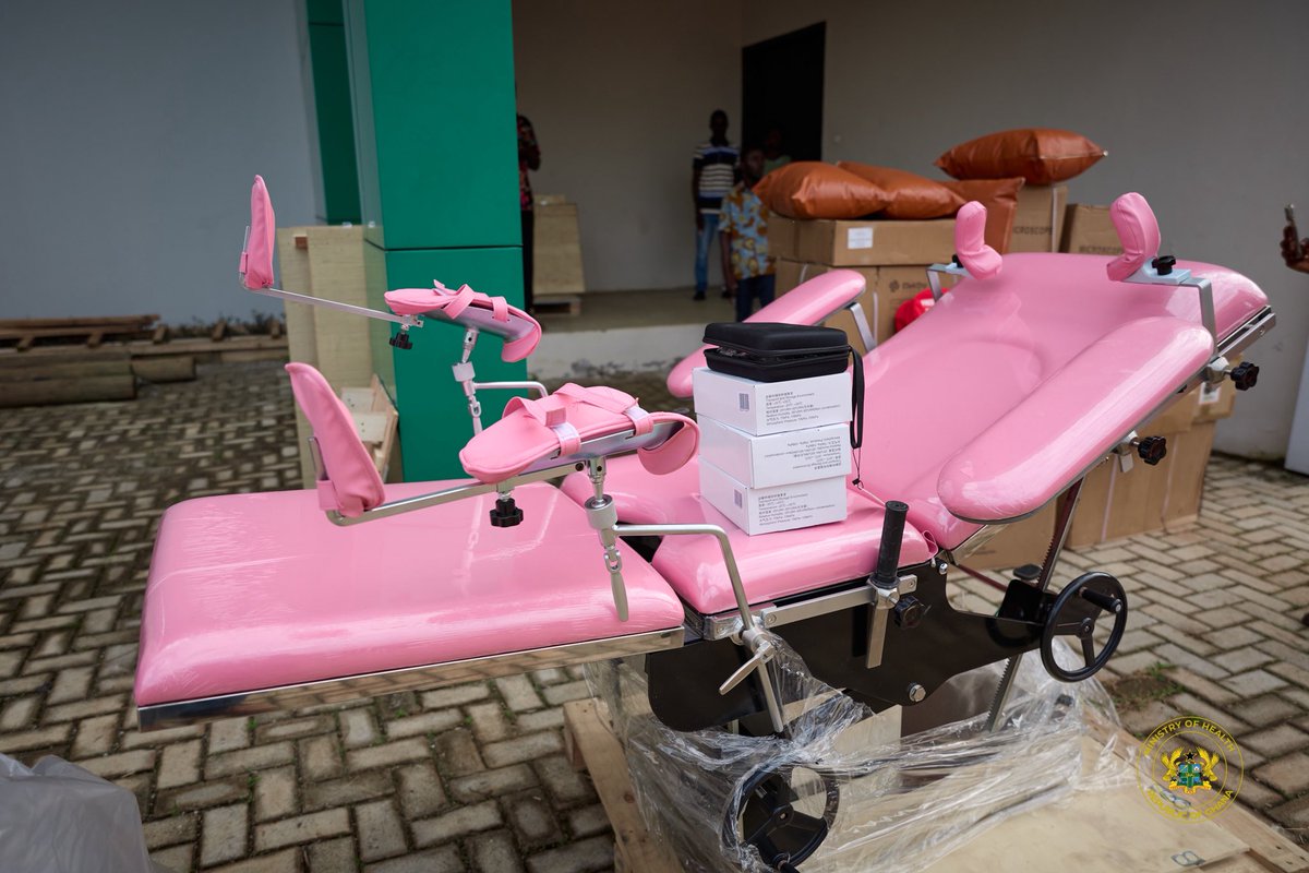 KMAkandoh's tweet photo. Yesterday, I concluded my #FreePrimaryHealthCare working tour of the Western North Region.

As part of the tour, I presented essential medical equipment including incubators, patient monitors, defibrillators, hospital beds, and other critical devices to strengthen healthcare delivery. The equipment was handed over at both the regional level, at the Ghana Health Service Regional Directorate in Bodi, and at the community level in Nsawora, Suiano, and Afere.

Expanding access to quality healthcare and achieving Universal Health Coverage remain top priorities of the Government under the leadership of H.E. President John Dramani Mahama.