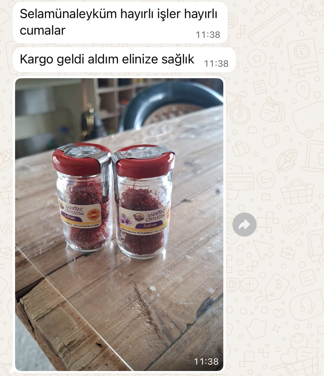 s_ureticisi's tweet photo. SAFRAN ÇAYI 

Stres ve Depresyonu Hafifletir: Doğal antidepresan etkisi ile serotonin ve dopamin gibi mutluluk hormonlarının salınımını destekler.
Uyku Kalitesini Artırır: Rahatlatıcı özelliği sayesinde uykuya geçişi kolaylaştırır. https://t.co/FS3jDCfSTz
