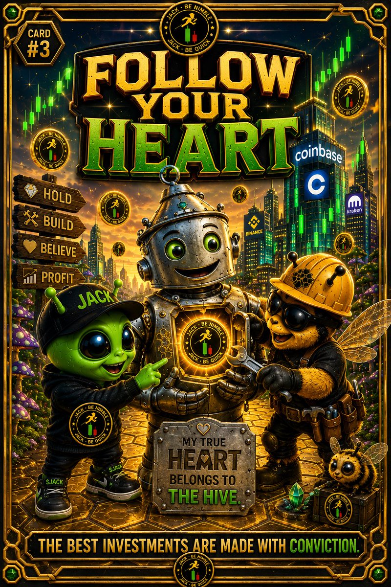 VaAlien4lovers's tweet photo. Sometimes the greatest investment isn’t made with your wallet…

It’s made with your heart.

Brick by brick.
Holder by holder.
Dream by dream.

The Hive keeps moving forward. 🐝💛 📢 Join the Jack Be Nimble Hive! 🐝🚀

💬 Telegram:
https://t.co/WLruGsTeqJ

🎵 TikTok:
https://t.co/TvlGgDArHc

📸 Instagram:
https://t.co/86sP8XUEyt

𝕏 X (Twitter):
@VaAlien4lovers

🪙 $JACK Contract Address:
jfvidfmUWehZoPq76peha36u3KANQMYDnLudBNSpump