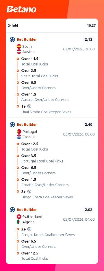 ON_GOD4's tweet photo. #betbuilder #betano
TWYQEHYU. 10odd
TKB9L3LX. 3odd

Join betano: https://t.co/GsWvKli1ld
#Ekitepikin 
#mrbanks 
#Fifa
#worldcup https://t.co/ScmBHd66Rg