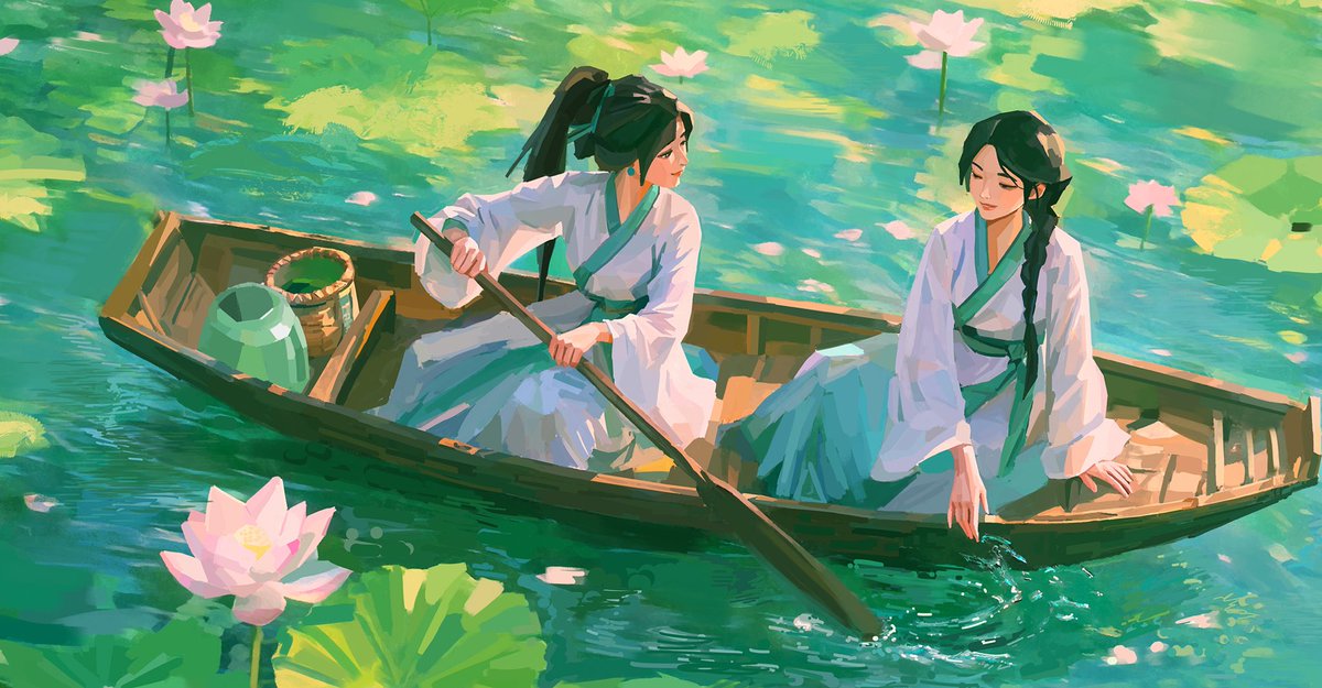 xiaoba666k's tweet photo. Sage（Wei Lingying）with her sister （XiuYi）

“Xiuyi, do you think we’re skipping class?”
“Nope, we’re just doing our outdoor practice. Look, this jar right here’s your practice piece—heh heh.”
“But why do we have to practice out here anyway?”#art @VALORANT https://t.co/E51XudQHj1