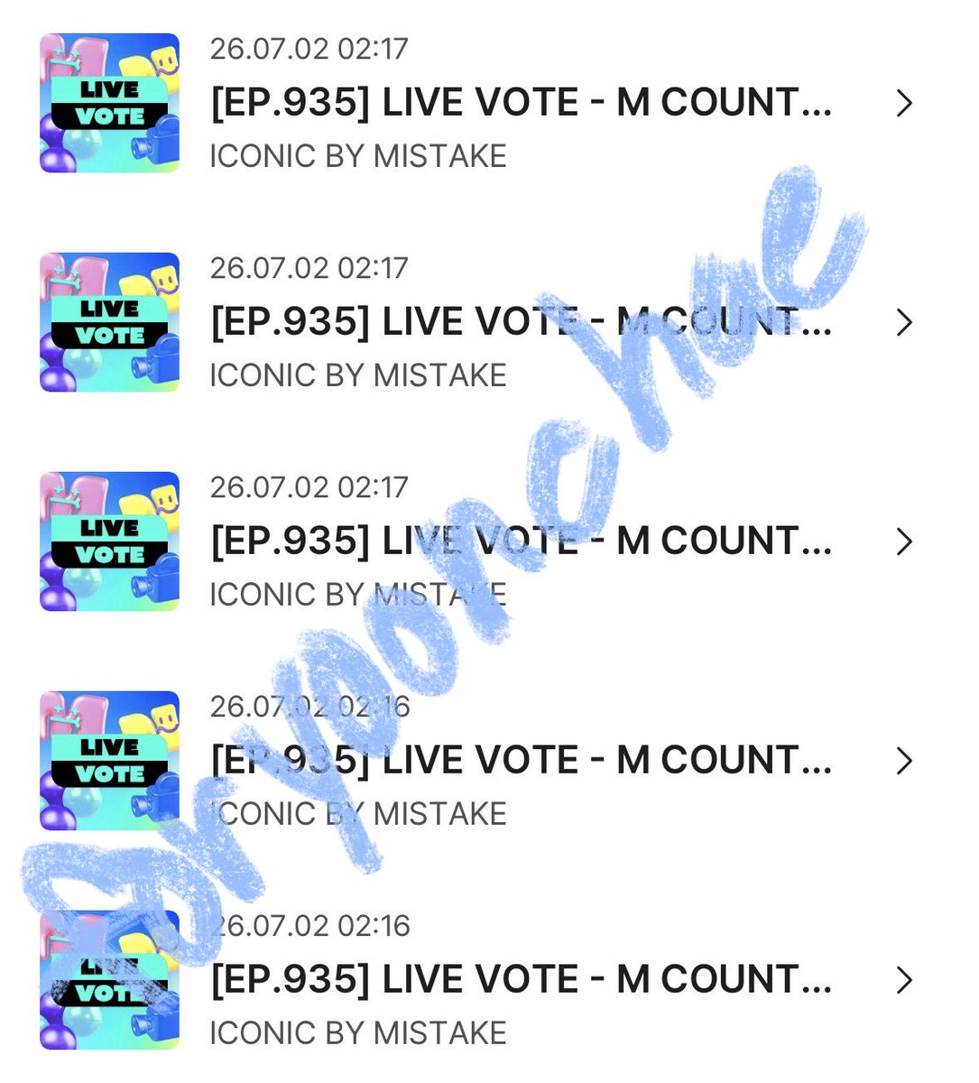 foryoonchae's tweet photo. katsserallit “iconic by mistake” is nominated for first place on mcountdown!! it would mean so much to yoonchae and katseye if ibm got a second #1 🥺 

this #1 HEAVILY depends on live voting so if you're available, PLEASE open the mnet plus app and vote 5 times per account!!!!! https://t.co/LF2cd92L5N