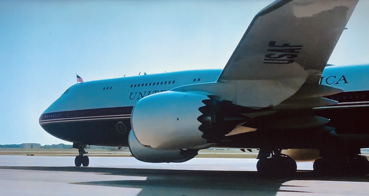 radioheadarmy's tweet photo. “Frankly, we couldn’t build a plane like this.” - @realDonaldTrump 

What a slap in the face to American companies like @BoeingAirplanes. 
#QatarForceOne #Traitor #Quidproquo https://t.co/9SFDrfKCkn