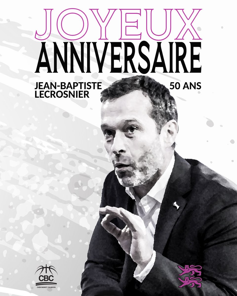 CaenBC14's tweet photo. 🥳 C'est cette semaine l'anniversaire du coach !
JB a fêté ses 50 ans ce mercredi ! 🎂

#CBCFamily https://t.co/BP99ZyuLWk