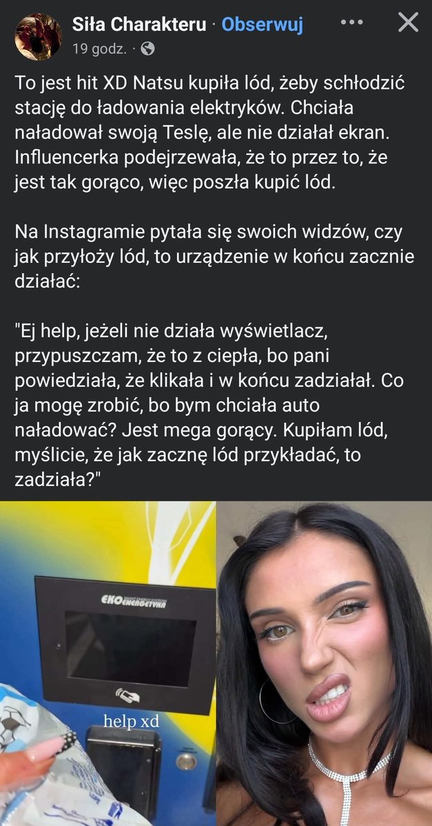 Pyrciix's tweet photo. Jakie musiało być jej zdziwienie, że nie wszystko da sie załatwić lodem https://t.co/MGXF0lAznw