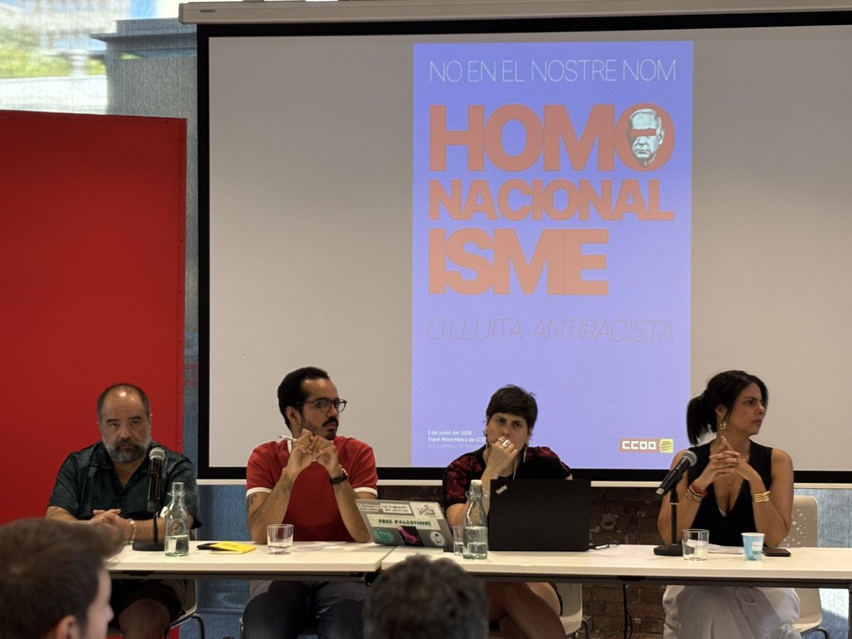 ccoocatalunya's tweet photo. 📣Avui reafirmem el nostre compromís amb els drets LGTBI+ i l’antiracisme. No en el nostre nom. 🌈✊🏾 https://t.co/JMfO8ckMsD