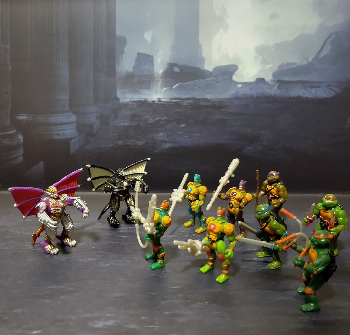 2022iceman's tweet photo. 🐢【TMNT(ミニタートルズ) ミニタートルズセット1】🔍️👀
MINI MUTANTS 
MINI TURTLES SET1
TEENAGE MUTANT NINJA TURTLES
ミュータントタートルズ 
#夜のフィギュア撮影会 https://t.co/05eVEfql14