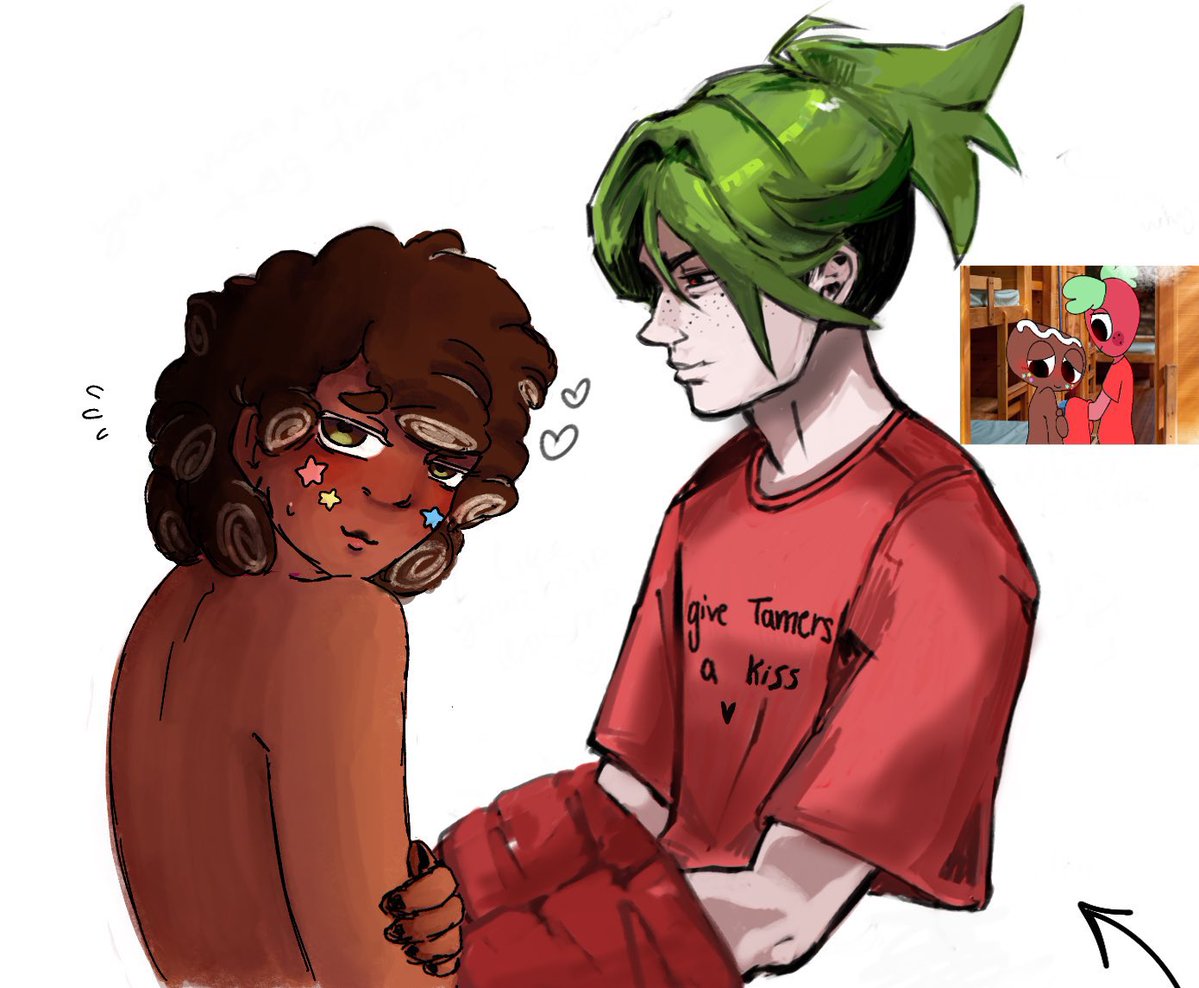 naughtymars_'s tweet photo. First art collab of this profile and it's a Tamers redraw 👀
Sprout » @goocatipro33 !!
#dandysworld #tamers12345 #redrawing #artcollab #fruitcake https://t.co/2SFJGN774E