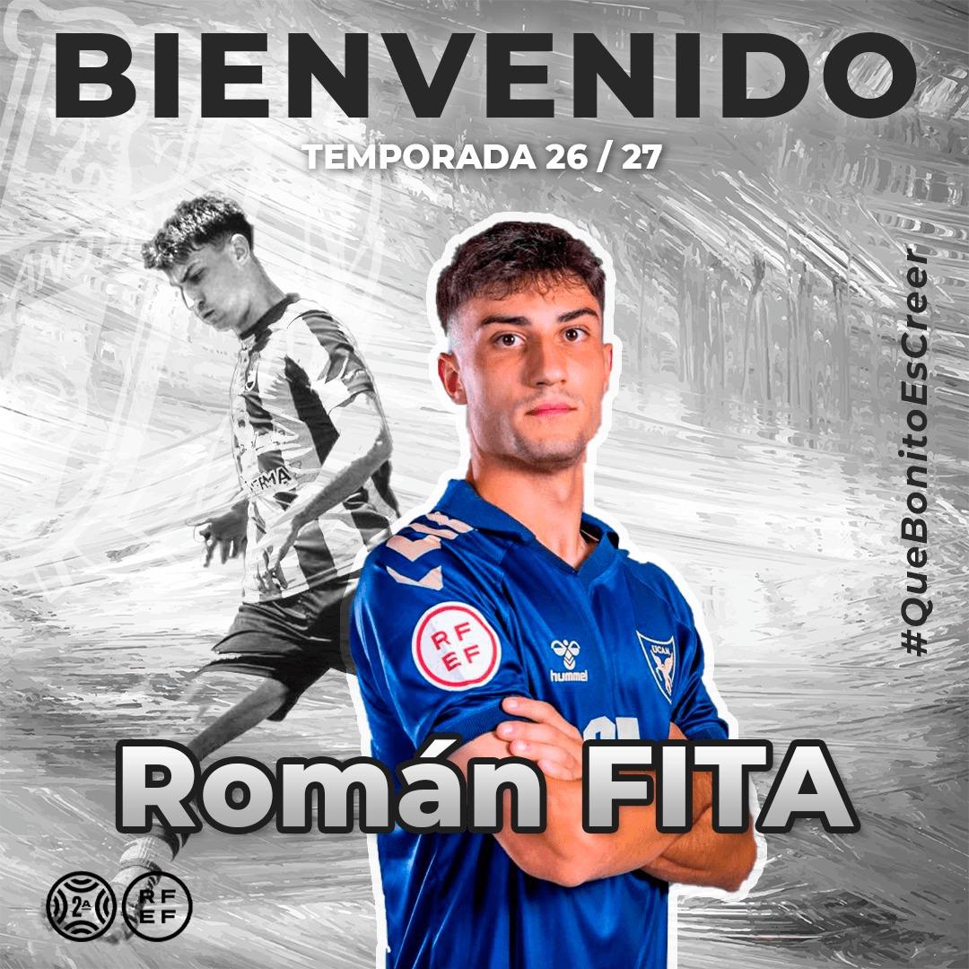 Yeclano_dptvo's tweet photo. 📣 #OFICIAL | 🔵🔴

🆕️🤝🚀 El jugador sub-23 de banda izquierda @Romanfita04 sumará su polivalencia y descaro al #YeclanoDptvo26_27 ⚽️💪🔀

📝 2004
📍 Ontinyent (Valencia)
➡️ CD Quintanar del Rey

#SegundaRFEF 📊
#GraciasAfición 🏘
#QuéBonitoEsCreer 🙌 https://t.co/bgZe5XSfvg