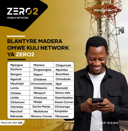 ZERO2_Mw's tweet photo. Blantyre!! Awa ndimadera omwe kuli Network ya ZERO2.. Network Yachi malawi.. #ZERO2_KEEP_RISING https://t.co/qB0uHADX6Y