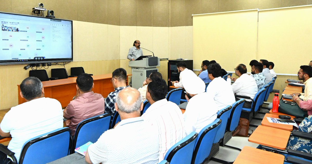 amrut_MoHUA's tweet photo. The Training Programme on Promoting Reuse of Treated Water & Building Urban Water Resilience at CPWD Academy brought leaders together, featuring Smt. D. Thara and a visit to the 40 MLD TTRO, Ghaziabad led by Smt. Isha Kalia. #AMRUT2.0 #MoHUA https://t.co/g4NrO81xkt
