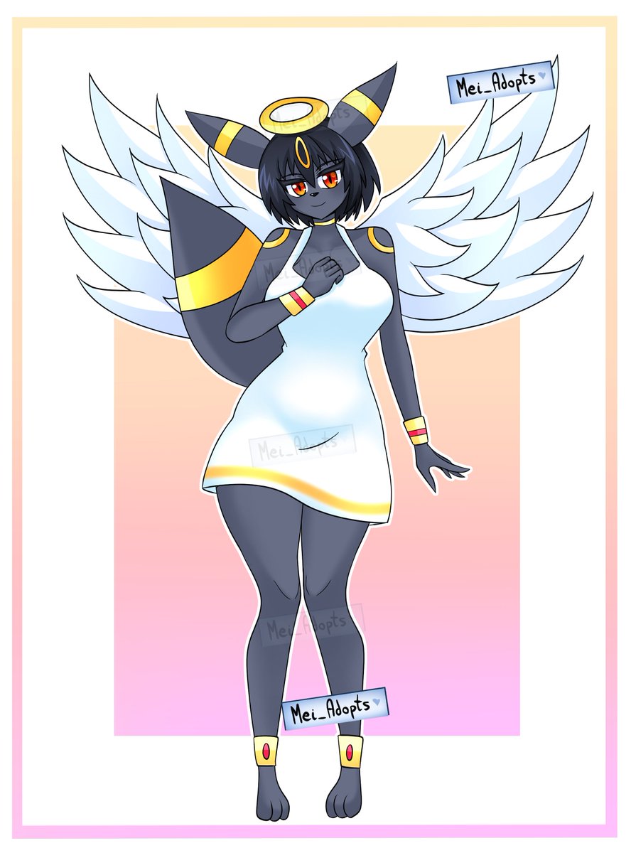 Mei_Adopts's tweet photo. Angel Umbreon Adoptable 🌸 https://t.co/mX7uhfRmY6