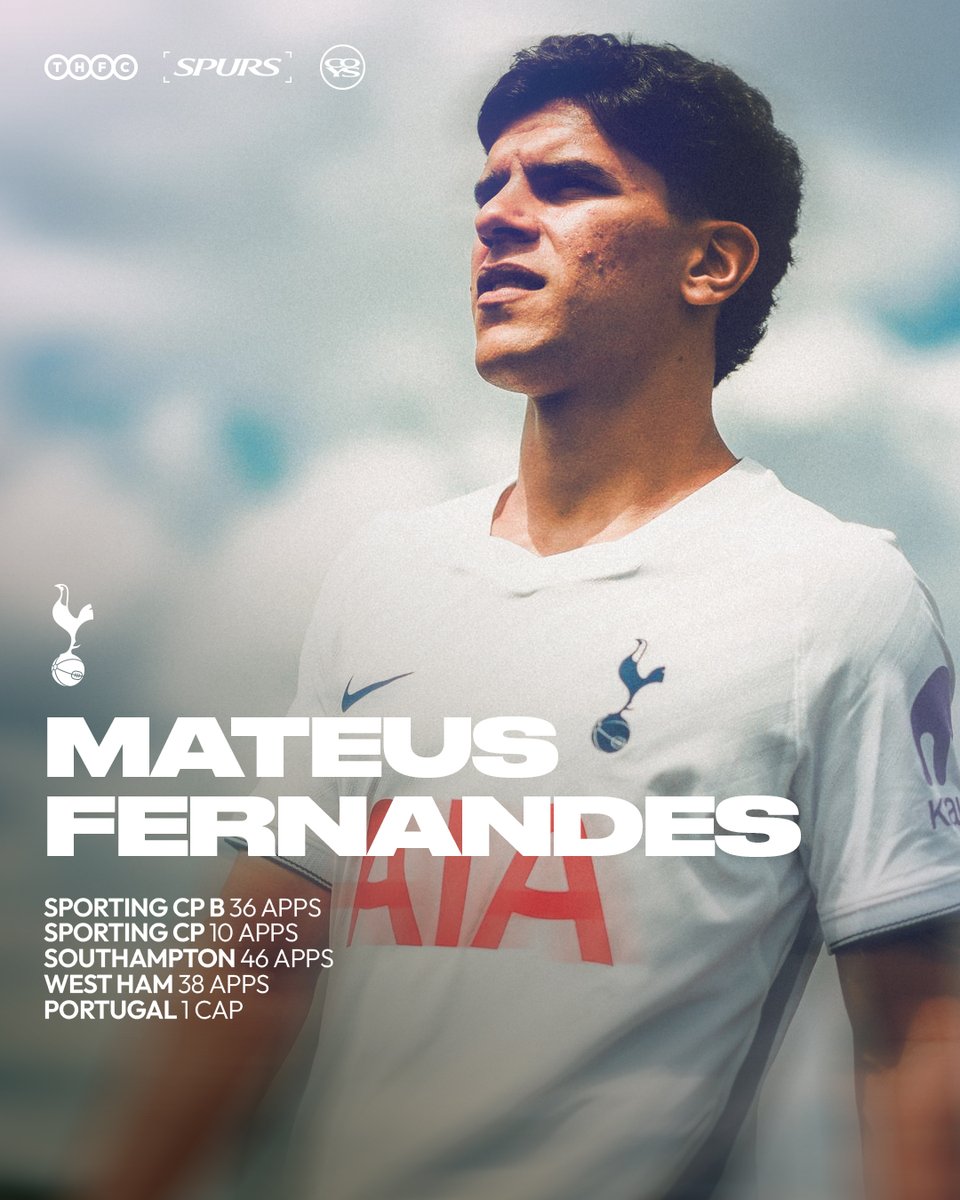 SpursOfficial's tweet photo. Mateus Fernandes: The Story So Far 📖 https://t.co/TnBMIm0rs2
