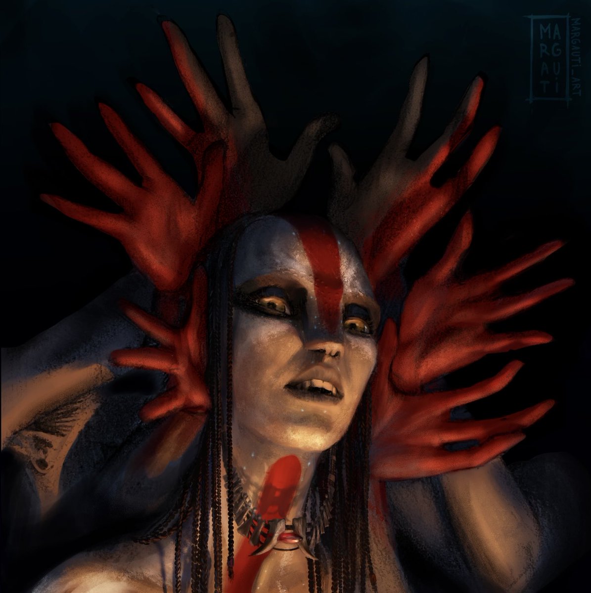 tekirio_'s tweet photo. Varang during one on her ritual with the mangkwans #varang #avatar #avatarfireandashes https://t.co/IcStpWWX36