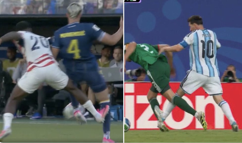 a_degrado's tweet photo. No entiendo la polémica. Todo el mundo debería saber ya que Messi juega con otro reglamento. https://t.co/Xp3ffTMz13