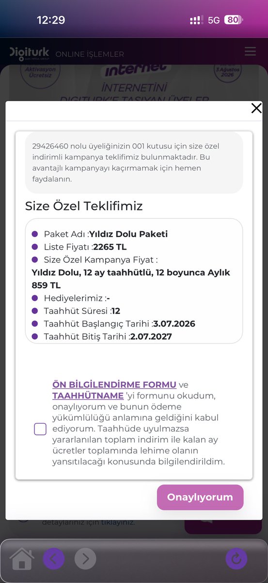 erdncY's tweet photo. Beyler Digitürk günlerdir yenileme için arayıp duruyor, bugün telefonu açtım ve bana böyle bir teklif yaptılar ama fiyat politikalarını bildiğim için soruyorum size de bu teklifi mi yapıyorlar ? #digitürk https://t.co/aGTcuUv8Mb