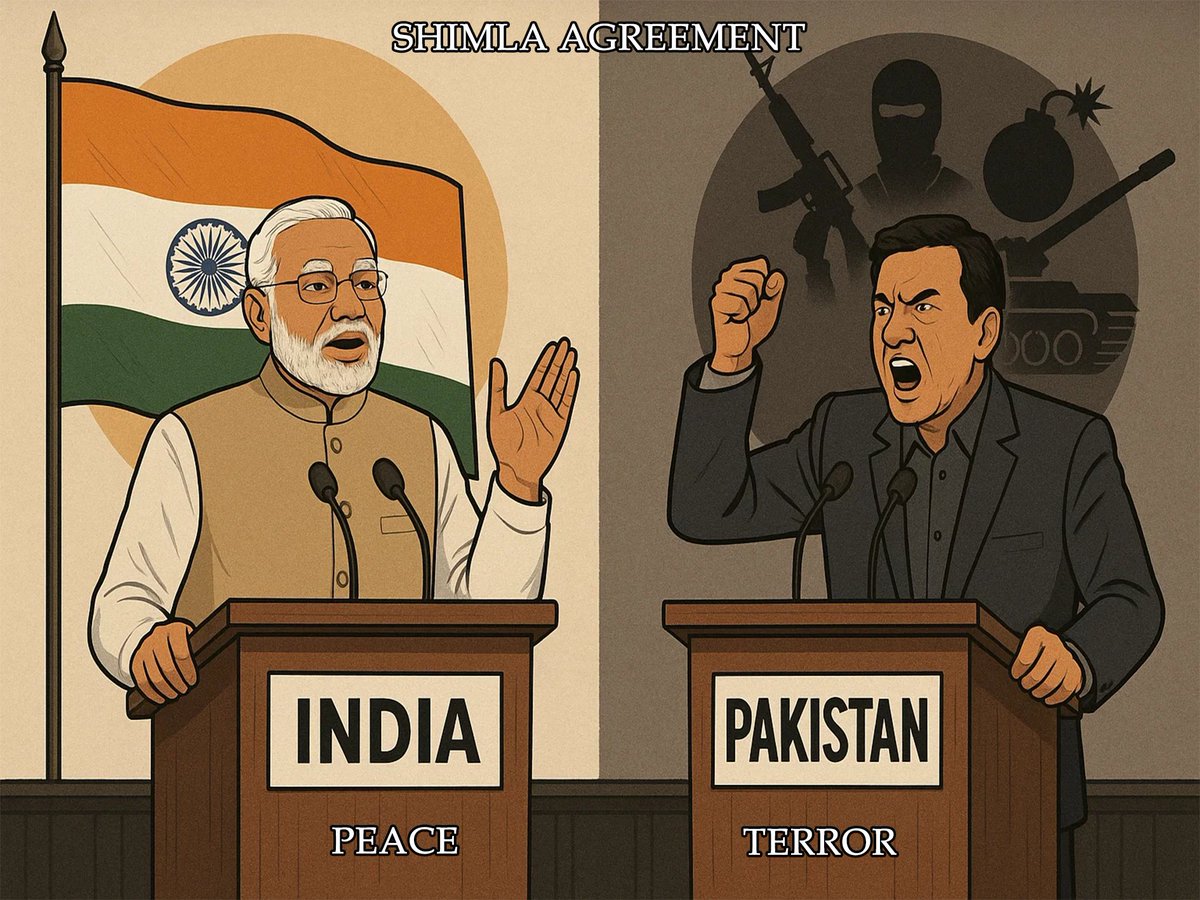Rohanpreet2219's tweet photo. India’s insistence on accountability is consistent with Shimla’s spirit. Peaceful bilateralism requires an end to violence and hostile interference. #ShimlaAgreement1972 #NoTalksWithTerror https://t.co/wAS6eNFwUJ
