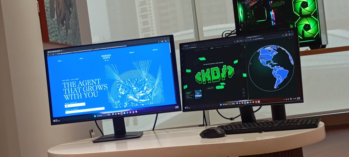 nurikk_006's tweet photo. ๐ ๏ธโก
Pulling up to Hermes Malaysia #2 by @KrackedDevs. Time to explore Hermes Agent by Nous Research and push local agentic workflows to the next level.
Bring the builder energy! LFG ๐
#AIAgents #DePIN #Solana #KLTech
@masterofnone
@KrackedDevs
@Kracked_labs https://t.co/uCSqEr6Xpg