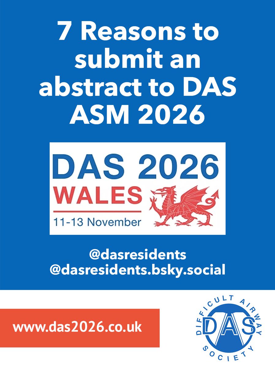 dasresidents's tweet photo. After last night’s England drama ⚽️

Reason 2/7 for #DAS2026: be inspired by world-class speakers — from airway leaders to special guests from the sporting world! 

Abstract deadline: 7 Aug
https://t.co/e8VMXE0mTY

#Difficultairway #AirwayManagement #Anaesthesia https://t.co/sG9c87ij48