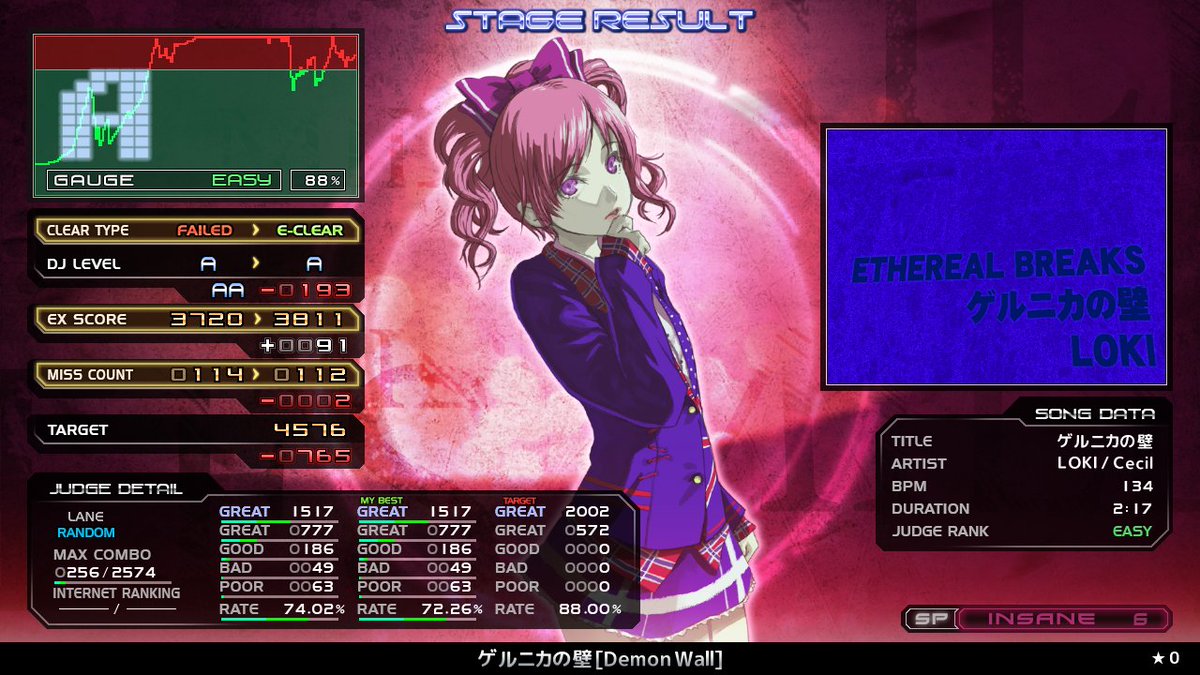 _komj's tweet photo. dy(sub)4 ゲルニカの壁 [Demon Wall] EC! https://t.co/TNeFfSBDxq