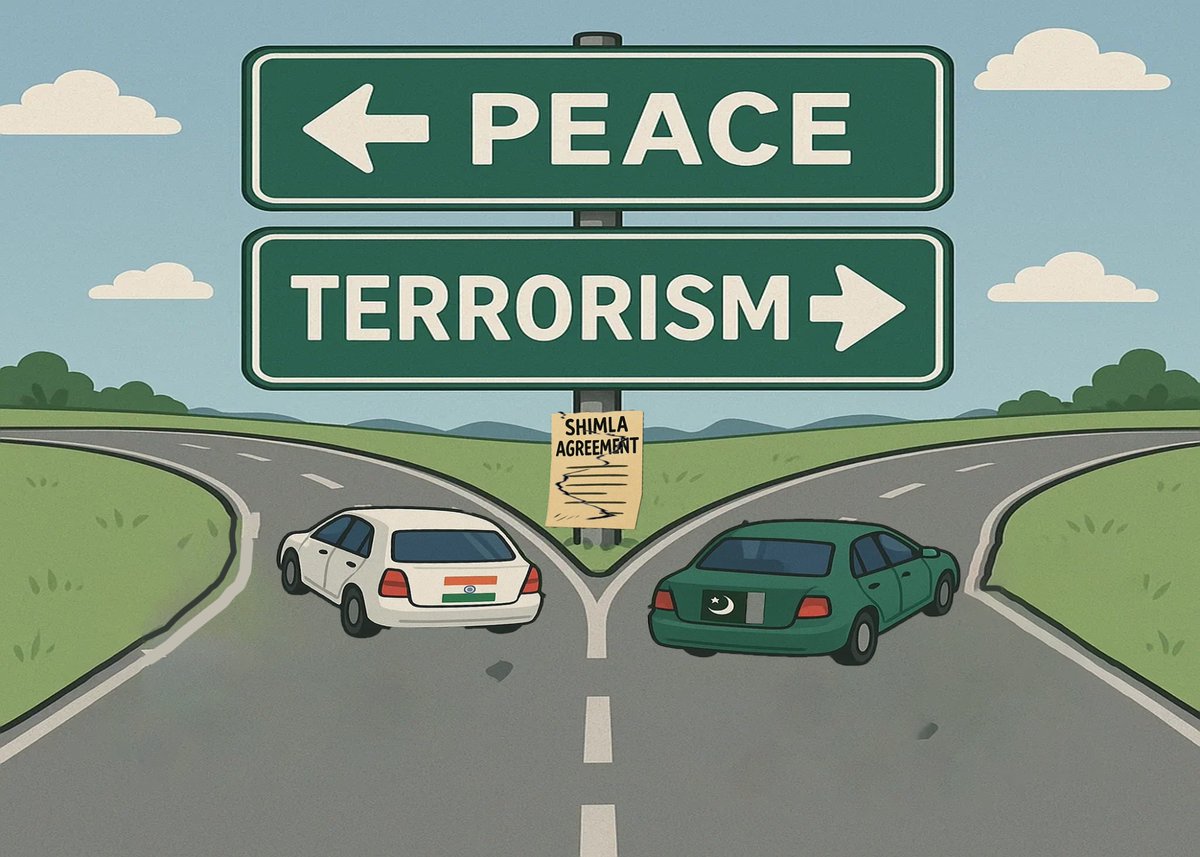 Rohanpreet2219's tweet photo. Shimla’s purpose was to prevent conflict from becoming a permanent tool of policy. Pakistan’s proxy approach has done the opposite. #ShimlaAgreement1972 #NoTalksWithTerror https://t.co/VGcEQLpDfF