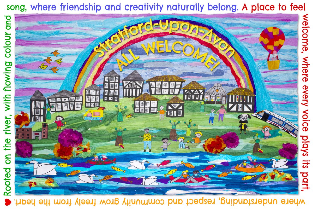 StratfordDC's tweet photo. 🌟 Stratford-upon-Avon is in the running for UK Town of Culture 2028! Our digital postcard celebrating the town’s culture and heritage is now featured on the official UK Town of Culture map. 🗺️ 
#UKTownofCulture @DCMS https://t.co/5KzfLv3I6G