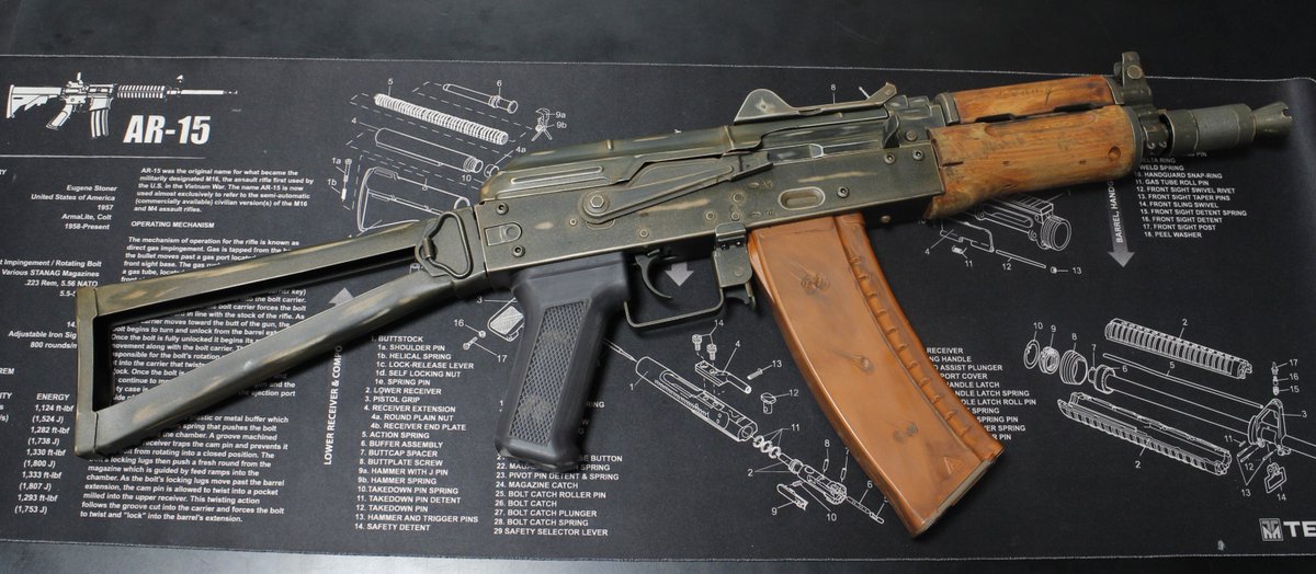 PH_atsugi's tweet photo. APS 新製品

Real Wood AKS74U クリンコフ Battle Worn

各部にバトルダメージを施したクリンコフです！
砂埃や削れに加えて焼きも入れられている豪華な1品です！(平) https://t.co/EKvXPgXsFh