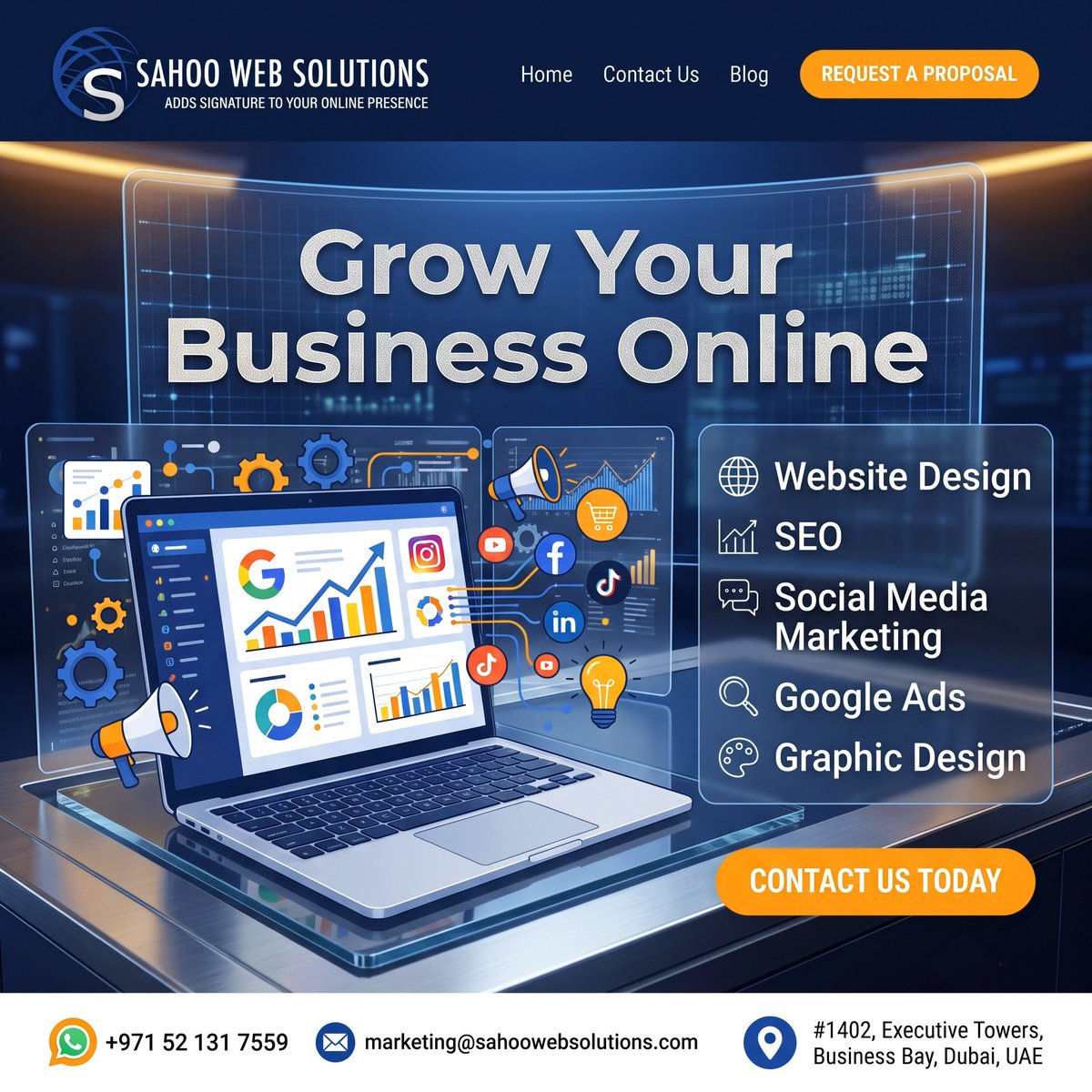 theofficialsws's tweet photo. A strong digital presence isn’t optional anymore—it’s the key to growth. At Sahoo Web Solutions, we build data-driven marketing strategies that connect your brand with the right audience and deliver real results.
Abu Dhabi, UAE
+971 52 131 7559

#DigitalMarketing #SEO https://t.co/J80PNeq19S