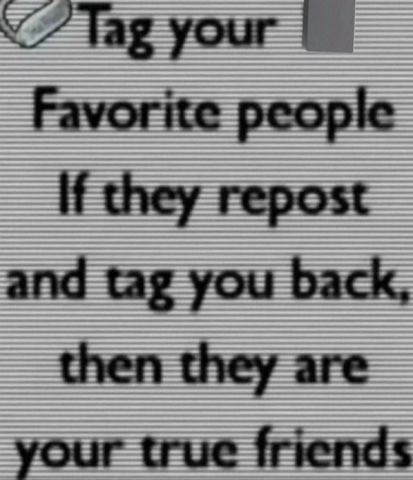 AjasineTevis's tweet photo. Tag your favorite people ❤️
If they repost and tag you back, then they are your true friends.
Let’s see who’s real 👀
#TrueFriends #FriendshipTest #Besties #RealFriends #TagChallenge #Viral #FYP https://t.co/CvEDE7R9jI