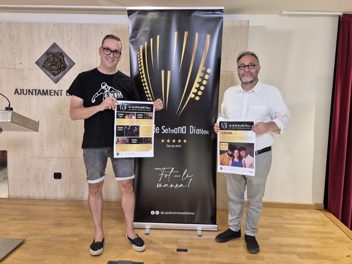 reus_cat's tweet photo. El Baix Camp torna a sonar al ritme de l’acordió diatònic en la 19a edició del Cap de Setmana Diatònic 🪗

ℹ️ https://t.co/H9zqdguw7A

@ReusCultura https://t.co/oeSiZy7OT6