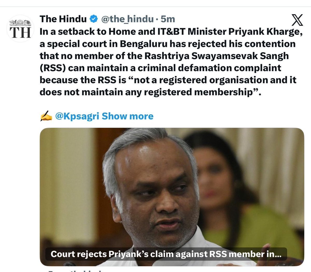 Devisrinivasbjp's tweet photo. Ha:) Egg on the face for Jr. Kharge https://t.co/ooivIKxMaH