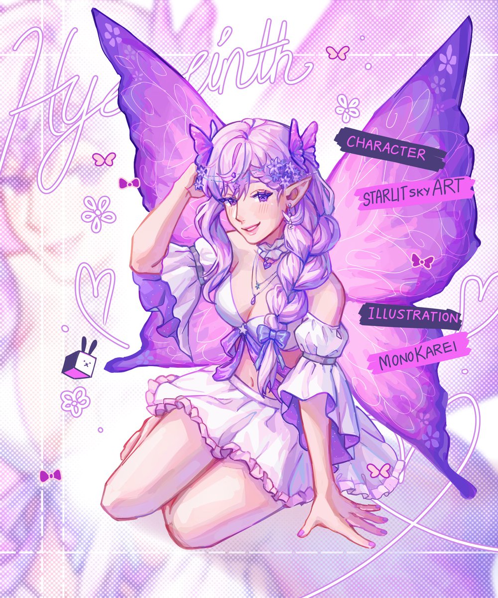 monokarei's tweet photo. Attack for @HyaStarlightVT 🪻🦋 https://t.co/LZQRRF53Fq