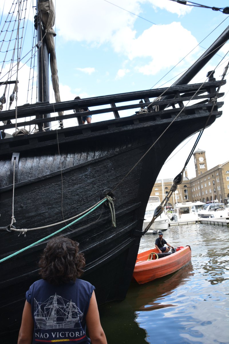StKatsMarina's tweet photo. Yesterday, the replica ship, Nao Victoria arrived and manoeuvred into the historic west basin. It is now open to the public with tickets available until July 12th

#skdmarina #igymarinas #marinaevents #NaoVictoria #replicaship https://t.co/2IVux5CmW7