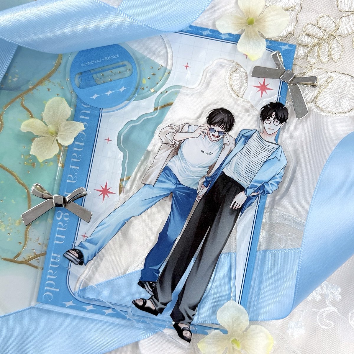 gateau_info's tweet photo. 7月15日（水）発売
『どうせなら彼岸まで』著：かきのたね

ホーリンラブブックス限定描き下ろしアクリルスタンドのサンプル大公開😎

📚ご予約
ホーリンラブブックス▶️
描下アクスタ付：
https://t.co/URVDm50FaD
通常：
https://t.co/oVpFErO3Ra

えっち度の増した二人が見られる特典各種お見逃しなく⚡️⚡️

#どうせなら彼岸まで