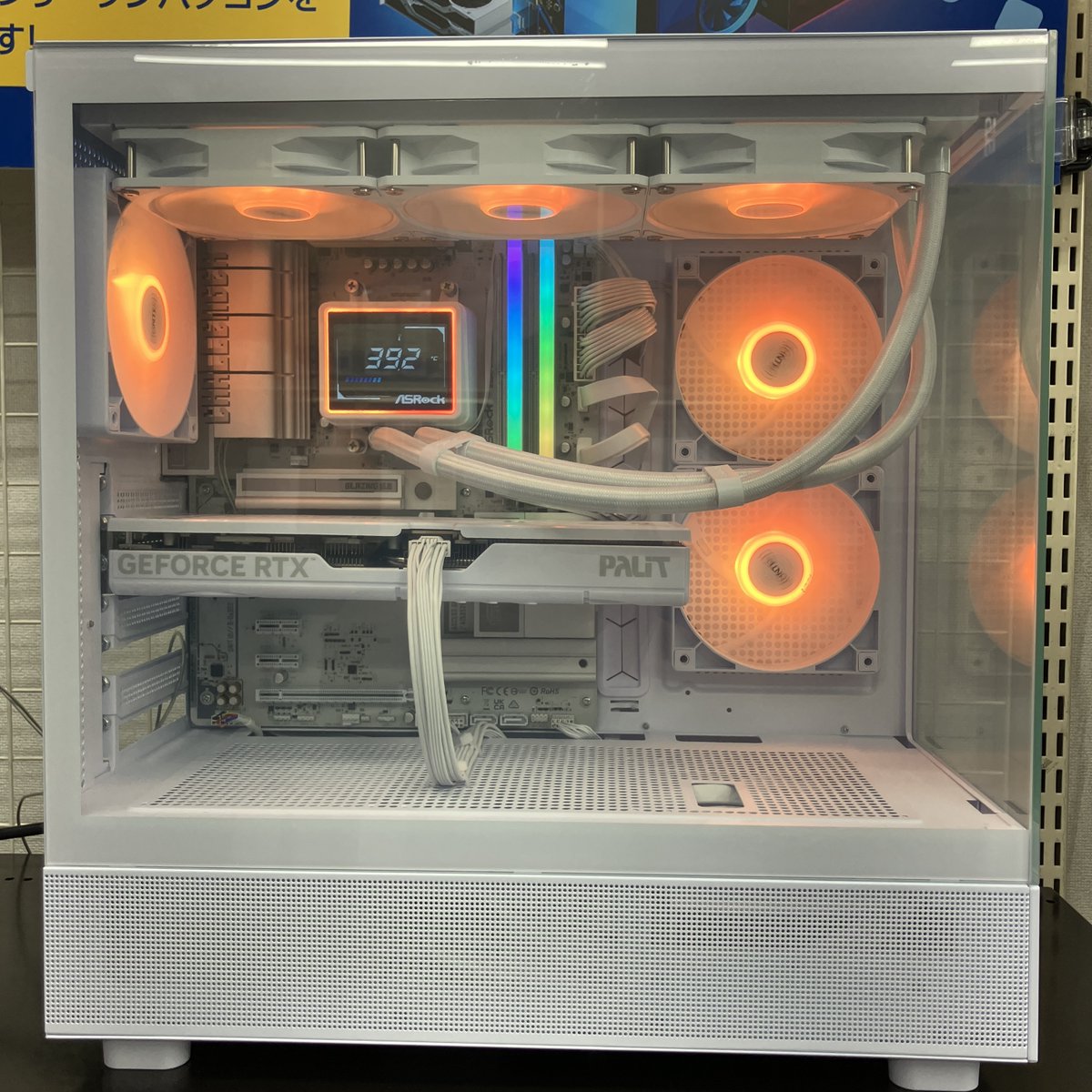 🎉組立代行展示のご紹介🎉 #ASRock B850 challenger White WiFi 搭載