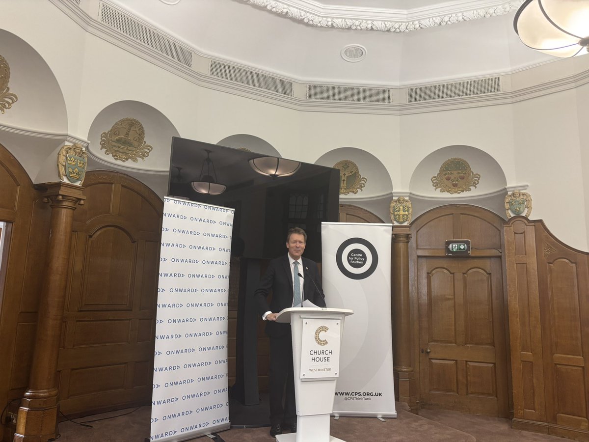 SirSimonClarke's tweet photo. The total collapse in London housebuilding is set out in this brilliant @ukonward and @CPSThinkTank report says @TiceRichard.

- Affordability targets are a big problem.  35% of nothing is nothing.  We have to take bold, radical decisions around viability testing.

- Our planning costs arrive drive the cost of everything up, or stop things from being built altogether.

- You have just got to get some building, and some growth.  This will be a theme of Reform conference, and I want this same spirit nationwide, not just in London.   

- We have a national emergency in our town centres, and should go further on permitted development.  Far too many unviable, unused, grungy brownfield sites, as James said in his remarks.

- Why should planners dictate so much to developers?  Let the market decide.  Why have a restriction on square meterage?  We all want to build safe and secure homes and the Building Safety Regulator was a well-intentioned response to an horrific tragedy.  But it needs reform - although I do believe above 18 metres there should be second staircases.  

- Read this report from cover to cover, and then again - we can and we must change things!