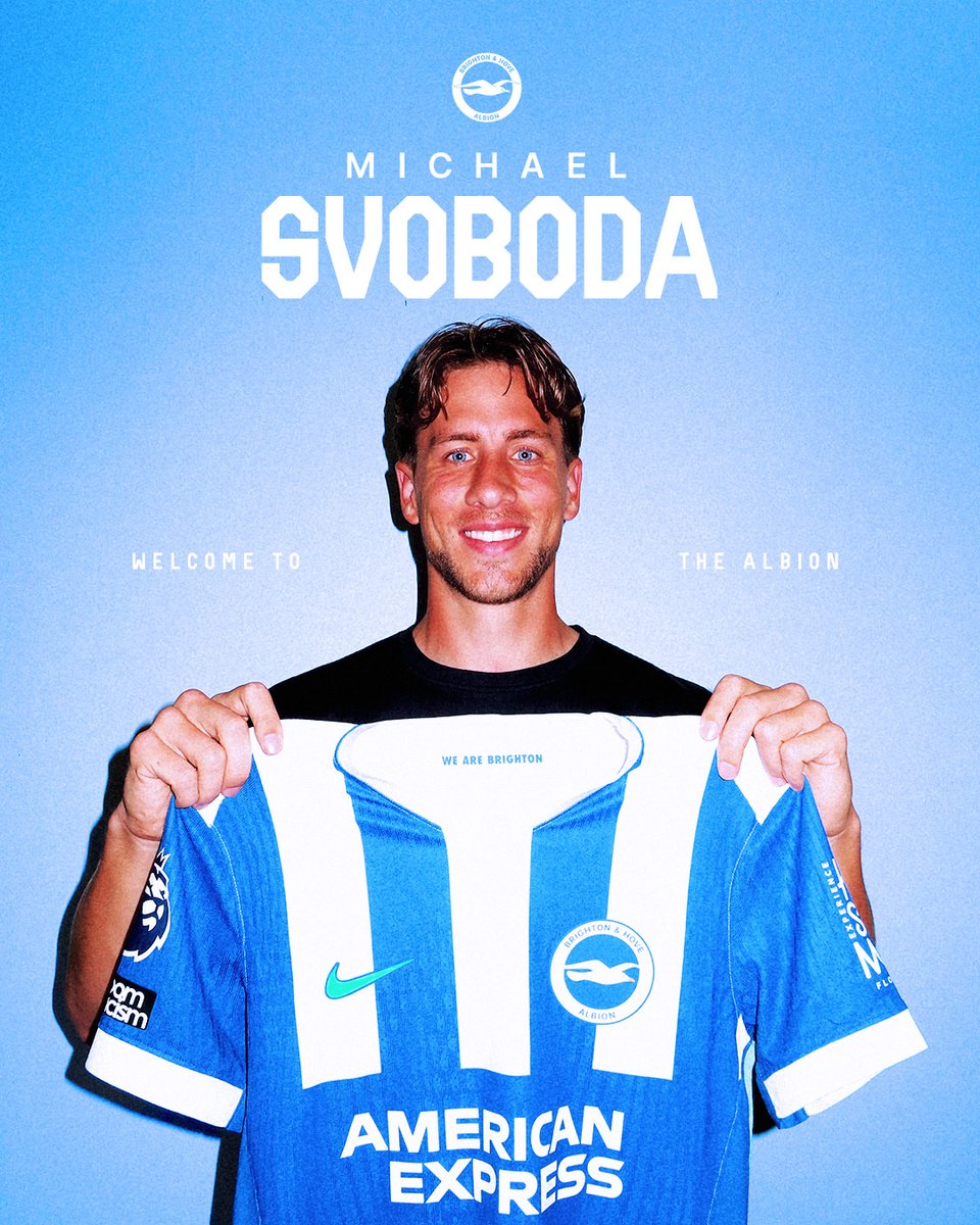 OfficialBHAFC's tweet photo. We are pleased to confirm the signing of defender Michael Svoboda from Serie B champions Venezia on a four-year contract, for undisclosed terms. 🤝